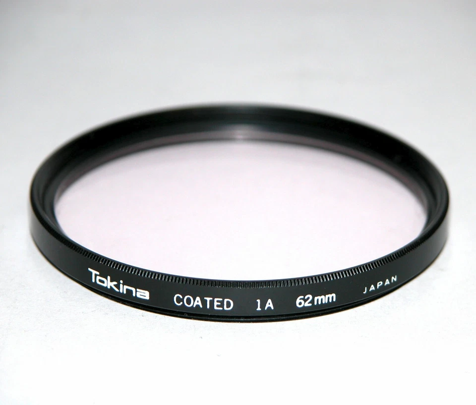 Tokina Coated 1A 62mm Filter (Japan) - Image 1 of 1