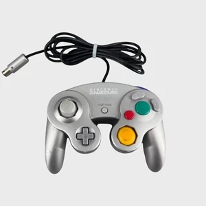 Nintendo GameCube Controller (DOL-003) - Silver - TESTED - Picture 1 of 7