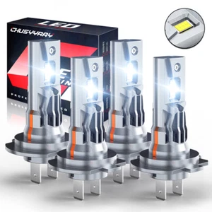 For Hyundai Santa Fe XL Sport Utility 3.3L 2017-2019 4Pcs H7 LED Headlight Bulbs - Picture 1 of 13