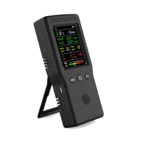 9-In-1 Air Monitor for Temperature Humidity HCHO TVOC PM2.5 PM10 CO CO2 AQI #HOT - Picture 1 of 3