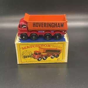 MATCHBOX LESNEY Moko 17d Foden Hoveringham Tipper E Box Nuovo con scatola 1963 pressofuso - Foto 1 di 7
