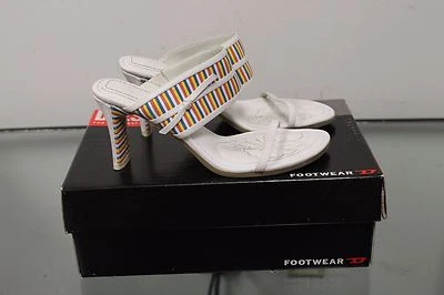 Sandalias Diesel Mujer EE. UU. Talla 8.5 Cuero Superior Intrude R21007 Blancas Foto 1 de 4