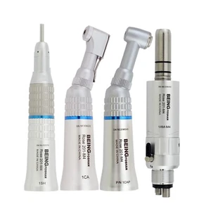 BEING Dental Straight Handpiece Low Speed Contra Angle NSK EX203 Air Motor Set - Imagen 1 de 81