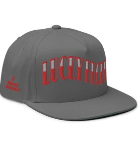 Lucky F*cker Embroidered Snapback GRAY - Picture 1 of 5