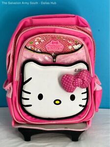 Hello Kitty (New) 'Pink' Rolling Backpack