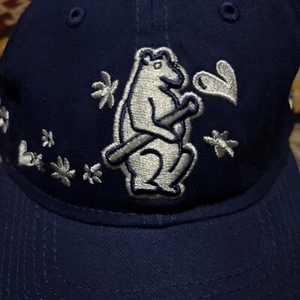 Chicago Cubs Girls Youth Baseball Adjustable Hat - Picture 1 of 7