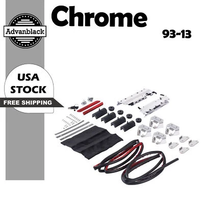 Kit de pestillo/bloqueo de accesorios de montaje de alforja cromada para Harley Touring '93-'13 Foto 1 de 4