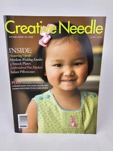 Creative Needle Smocking Embroidery Magazine June 2005 With Pattern - Picture 1 of 3