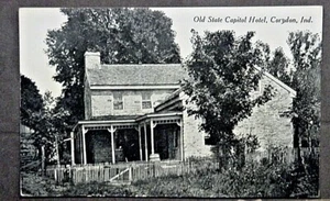 Corydon IN View of the  Old State Capitol Hotel SHIPS FREE - Picture 1 of 2