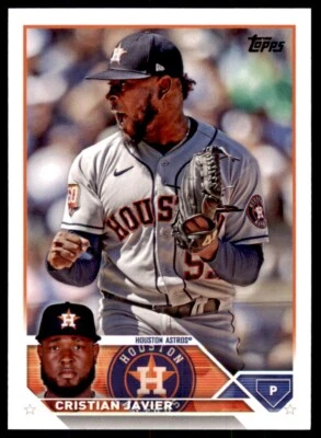 2023 Topps Cristian Javier Baseball Cards #55 - Image 1 of 2