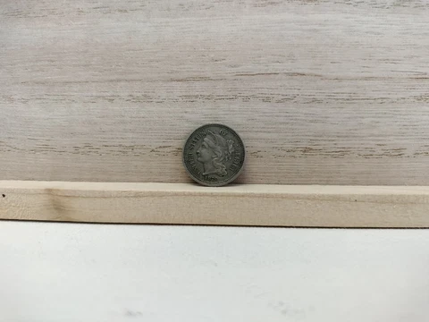 1870 Three Cent Nickel US Coin Cover