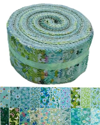 Tela enrollable de gelatina 100 % algodón tela acolchada 40 tiras precortadas 2,5 x 44 pulgadas... Foto 1 de 4