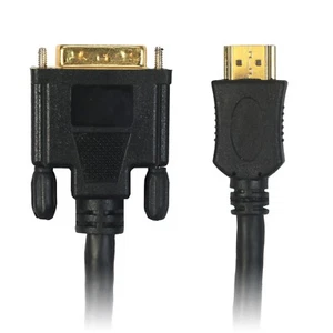 Goobay HDMI DVI adapter cable with gold-plated connectors 7.5 meters Black - Picture 1 of 1