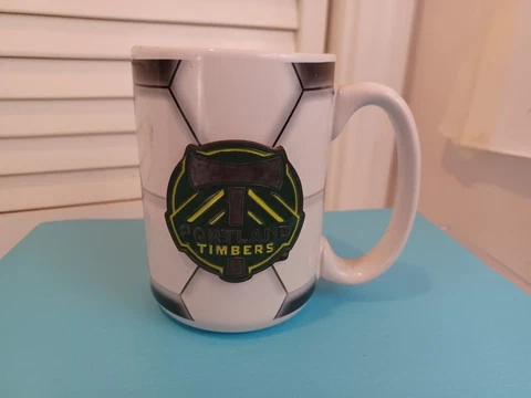 Portland Timbers MLS Embossed Pewter Logo,Coffee,Tea,Mug,Soccer,Providence Park Cover