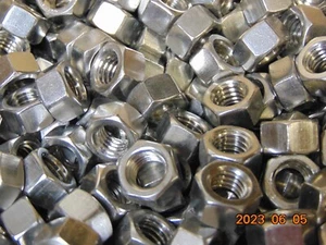 (MENGE 25) 3/8-16 Edelstahl Fertig Sechskantmuttern 304/18-8 3/8"-16 - Bild 1 von 1