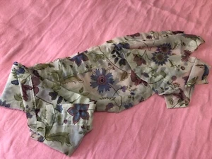 Vintage NOS Curtain Balance Floral Sheer 12x50 - Picture 1 of 3