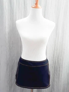 Falda de natación Bisou Bisou para mujer talla XL azul oscuro costuras doradas - Imagen 1 de 8