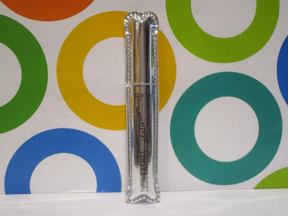 TARTE ~ LUCES CÁMARA PESTAÑAS RÍMEL PLATINO ~ NEGRO ~ 0,31 OZ Foto 1 de 1