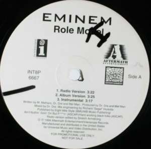 EMINEM ROLE MODEL / CUM ON EVERYBODY 12" VINYL RECORD INSTRUMENTAL *QUICK SHIP* - Picture 1 of 3
