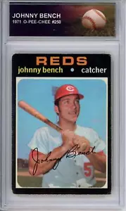 HCWPP - 1971 O-Pee-Chee #250 Johnny Bench Cincinnati Reds - 294134 - Picture 1 of 4