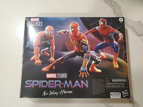 Marvel Legends SPIDER-MAN NO WAY HOME 3 pack Garfield Maguire Holland MCU Raimi Cover