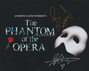 Earl Carpenter & Lucy St Louis HAND SIGNED 8x10 Photo Autograph Phantom of Opera - Picture 1 of 2