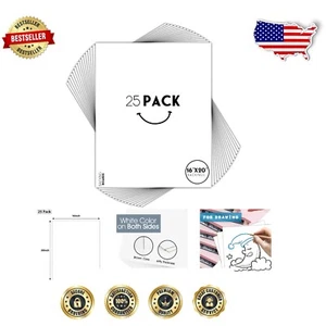 25-Pack 16x20 Inch Picture Backing Boards - Ideal for Photographers & Artists - Picture 1 of 9