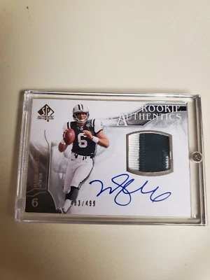 Sp Authentic Mark Sanchez Rookie 483/499   2 Clr Patch. NM-MT ( 2009 ) AUTOGRAPH - Image 1 of 2