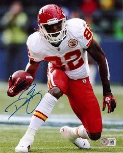 DWAYNE BOWE KANSAS CITY CHIEFS AUTOGRAPHED SIGNED 8x10 PHOTO D BECKETT BAS COA - Picture 1 of 1
