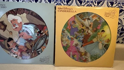 Vintage Vinyl Disney Cinderella and Pinocchio Movie Soundtracks - Image 1 of 4