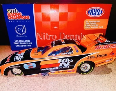 NHRA Jim Dunn Racing 1:24 Diecast NITRO Funny Car Al Hoffman K & N Filter “RARE” - Image 1 of 3