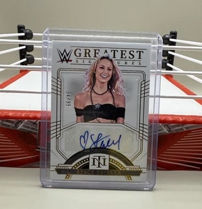 STACY KEIBLER - 2024 NATIONAL TREASURES WWE - GREATEST SIGNATURES AUTO - /99 - Picture 1 of 2