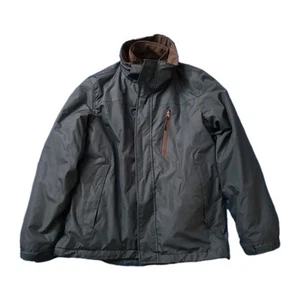 Outdoor Life Small Green Nylon Winter Fall Jacket Windbreaker w/Removable Lining - Picture 1 of 9