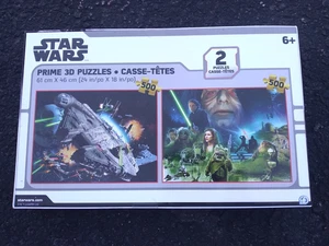 Star Wars Prime 3D Puzzle 500 Pieces Double Puzzle - Picture 1 of 12