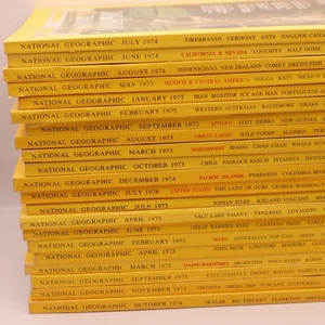 8x National Geographic Magazine ‘70s-‘10s: Random Lot - FREE SHIPPING - Picture 1 of 7