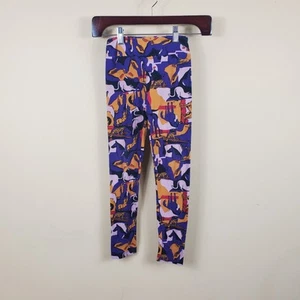 4/$25 Lularoe Abstract Print Leggings Girl's L/XL - Picture 1 of 8