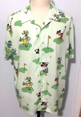 Camisa de golf de manga corta con botones XL de Mickey & Friends de Disney para hombre Foto 1 de 4