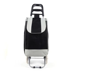 Foldable 2 Wheeled Shopping Trolley 3 Colours 50 Liter Capacity - Picture 1 of 4