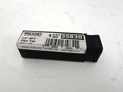 RIDGID 1/2" NPT Pipe Tap #35830 NEW Made in USA - Image 1 of 4