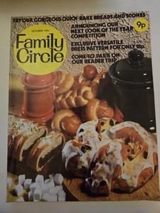 Family Circle Magazine October 1972 Vintage Fashion Dressmaking & Home Ideas 70s - Foto 1 di 3