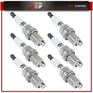 Bujías de iridio y platino 6 piezas para Porsche 911 2003-2008 Boxster 2005-2008 - Imagen 1 de 6