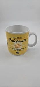 STARBUCKS VTG 1999 State # 31  California  Los Angeles Yellow Map Coffee Mug Lot - Picture 1 of 8