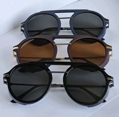 Unisex Vintage Steampunk Gafas de sol Moda Espejo Redondo Retro Gafas Hombres Mujeres Foto 1 de 4