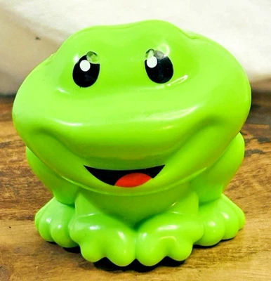 Fisher Price Laugh & Learn Frog Rattle Plastic Figure Toy Replacement Part - Image 1 of 4