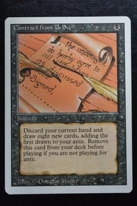 Magic The Gathering Magic The Gathering CONTRATO DESDE ABAJO Edición Revisada LP Ligeramente Jugado - Imagen 1 de 2