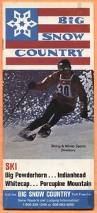 Bessemer MI Big Snow Country Ski Hill Tourist Brochure 1973 24 pages - Picture 1 of 3