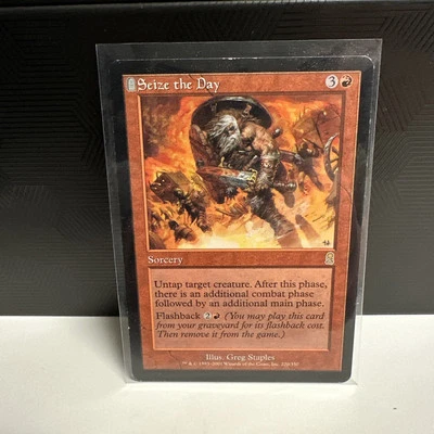 Seize the Day - Magic the Gathering MTG Odyssey LP Red Rare - Image 1 of 2