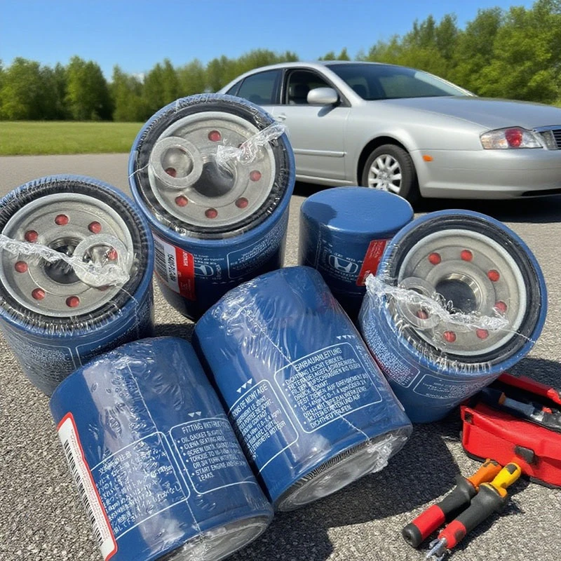 6 filtros de aceite originales Honda CON arandela de tapón de drenaje 15400-PLC-004 NUEVO SELLADO Foto 1 de 1