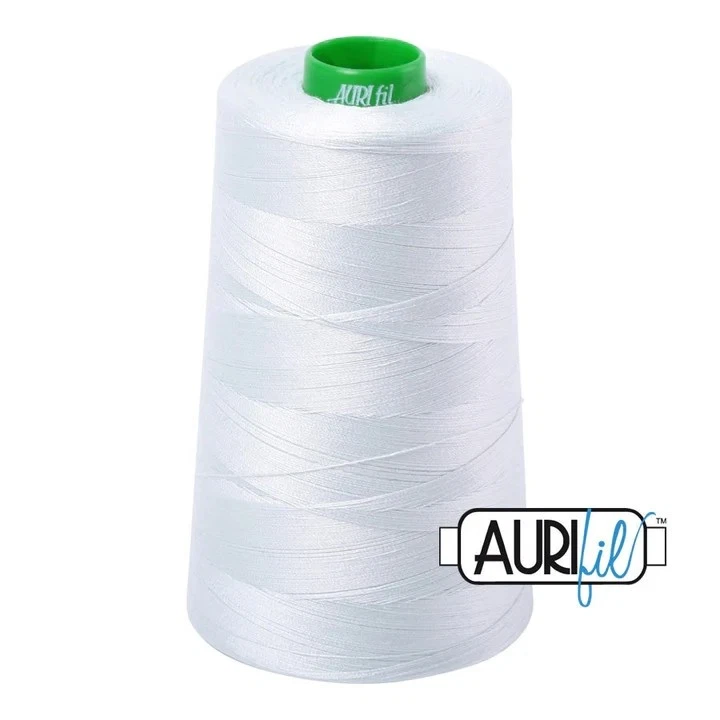 2800 Mint Ice Aurifil Mako 40wt Cotton Large Thread Cone 5140yds - Image 1 of 1