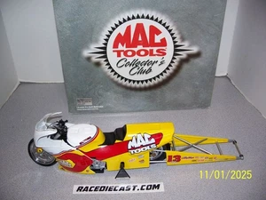 RON AYERS  1/9  "MAC TOOLS"  NHRA PRO BIKE  1999 ACTION - Picture 1 of 2